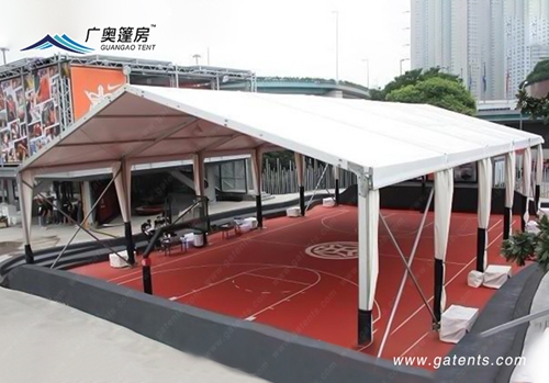 哪种造型的篷房适合作为篮球场馆？
